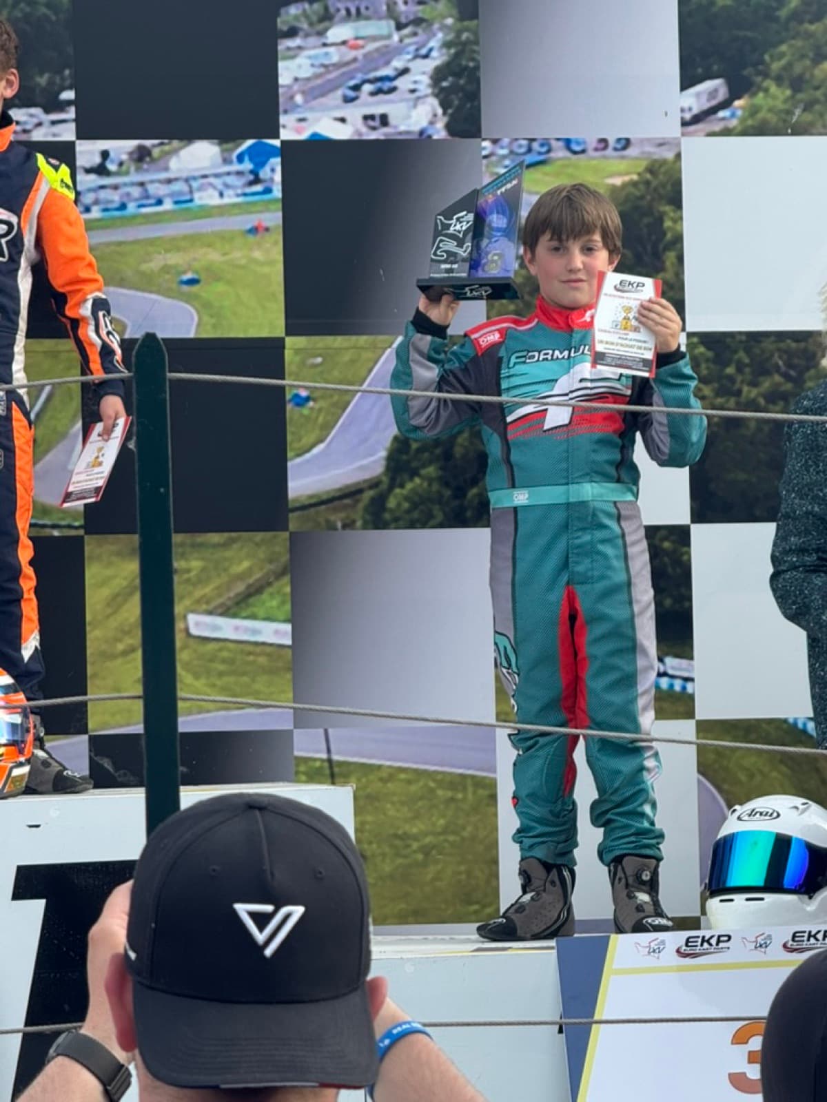 Maxime au paddock à Aunay-les-Bois